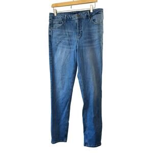 Boden Denim GIRLFRIEND Medium Rinse High Waist Jeans Women's 10L 10 Long